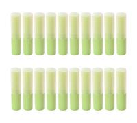 Balacoo 20pcs Plastic Lip Balm Tubes Empty 4g Green Refillable Lip Gloss Containers Twist for DIY Cosmetic Making, Travel, Lipstick or Ointment Making