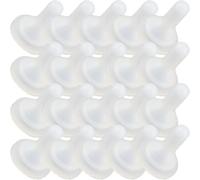 Balacoo 20pcs Silicone Puppy Pacifier for Small Pets Milk Bottle Accessories Soft and Comfortable Feeding Nipples with High Temperature Resistance Suitable for Newborn Puppies and Kittens
