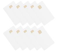 Balacoo 20pcs White PVC Ic Cards with Memory Chip High Data Transfer for Access Control Systems Compatible with Commercial and Residential Use