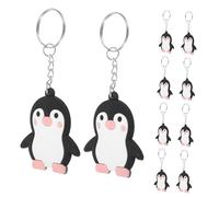 Balacoo 24pcs Penguin Keychains Party Favors Animal Charm Accessories for Backpacks Keys Lightweight Portable Penguin Lovers and School Bag Decorations