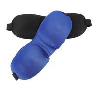 Balacoo 2pcs 3D Sleep Mask Sleep Mask for Travel and Afternoon Naps Polyester Foam Material Prevents Moving and Falling Off Comfortable for Men Women
