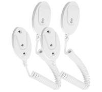 Balacoo 2pcs Anti-lost Remote Control Tether with Hook Retractable Cable Lock No Drilling Holder for Tv Remote