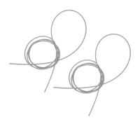 Balacoo 2pcs Basketball Net String Replacement for Basketball Hoop Steel Wire Material with Secure Attachment and Easy Installation Suitable for Indoor and Outdoor