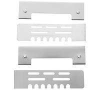 Balacoo 2Pcs Bee Hive Mouse Guards Beehive Sliding Mouse Guards Metal Adjustable Entrance Reducer Travel Entrance Gate Tool for Beekeeping Frame Equipment Silver