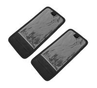 Balacoo 2pcs Car Visor Clip for Disabled Permit with Waterproof Fabric Material and Easy Installation, Black Car Visor Card Holder Suitable for Parking Permit and Document Storage