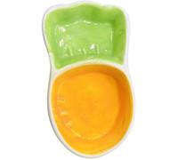 Balacoo 2pcs Ceramic Pet Feeding Bowls Rabbit Design, Environmentally Friendly High-density Material, Creative Food Bowls for Cats and Dogs in Room Use Random Color