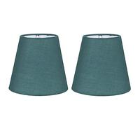 Balacoo 2pcs Cloth Lamp Shades Medium Lamp Shade Fabric Shade Fabric Light Shades Small Clip LampShade Replacement Table Light Cover Accessories,14x14x13cm