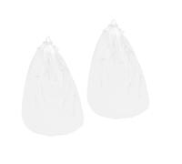Balacoo 2pcs Doll Bride Lace Veil Mini Gauze Wedding Headpiece Accessories for Dollhouse Bridal Photography Props Stylish Handmade Tiny Veils for Party