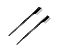 Balacoo 2pcs Eyelash Separator Brush with Dense Steel Needle Comb for Defining Lashes and Brows, Made of Sturdy Plastic and Stainless Steel, Eyelash Grooming Tool for Precise Makeup