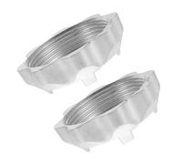 Balacoo 2Pcs Grinder Nut Assembly 8Cm Diameter Meat Grinder Replacement Parts for Electric Food Mincing at Home