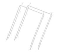 Balacoo 2pcs Heavy Duty Pegboard Hooks Wire Diameter Adjustable Keyboard and Laptop Hangers for Garage Home Office Retail Shelving Accessories Space Saving Wall Storage Organizer