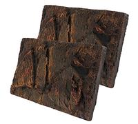 Balacoo 2Pcs Landscape Board for Reptile Tank Lightweight Aquarium Decorative Board Natural for Terrarium Easy to Use Background for Fish Tanks and Reptiles