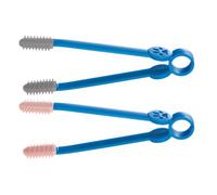 Balacoo 2pcs Pet Grooming Combs for Dog and Cat with Portable Design and Comfortable Massaging, Abs and Polyethylene Material, for Daily Use and Eye Tear Stain Removal