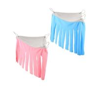 Balacoo 2pcs Pet Hideaway Small Animal Corner Hammock Cute Ferret Bed Cage Decoration for Hamster Bunny Hideout