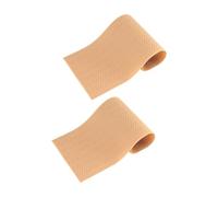 Balacoo 2pcs PVC Sole Non-Slip Mat Wavy Pattern, Wear-Resistance Shoe Protective Sticker, Increase Friction, Self-Adhesive Sole Protectors for Outdoor Use, Khaki
