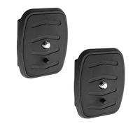 Balacoo 2pcs Quick Release Camera Mount Accessories Tripod Adapter Plate in Black, Easy to Install and Disassemble, Reliable and Sturdy Plastic Tripod Mount for Photography