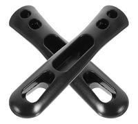 Balacoo 2pcs Replacement Pot Handle Pan Handle Cookware Part Black Bakelite Portable Anti-scalding Sturdy Grip for Kitchen Cooking