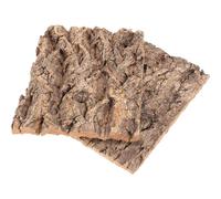 Balacoo 2pcs Reptile Bark Platform for Climbing and Decoration Made of Natural Tree Bark, Reptile Accessories for Aquarium and Pet Cage Landscape