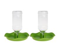 Balacoo 2pcs Reptile Water Feeder Bowls for Scorpion and Lizard, High-density Plastic Pet Drinking Tool with Unique Design, Suitable for Home and Pet Shop Use