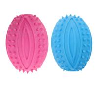 Balacoo 2pcs Rubber Dog Chewing Balls Puppy Plaything Interactive Dog for Training and Outdoor Playing, Provides Endless Fun and Keeps Pets Active