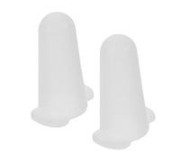 Balacoo 2pcs Silicone Cake Nozzle Covers Wear Protection Caps for Piping Tips Baking Supplies Strong Adsorption Prevents Drying Suitable for Small Medium Large Decorating Nozzles