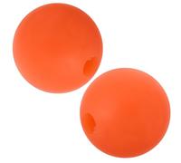 Balacoo 2pcs Silicone Tuning Fork Holder Universal Design with Stable Protection, Suitable for Yoga and Meditation, Orange Colour Accessories for Sound Therapy and Relaxation
