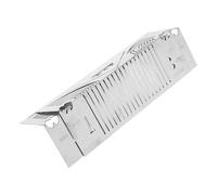 Balacoo 2pcs Stainless Steel Multi Functional Arc Angle Ruler for Measuring and Bending with User-friendly Design, Suitable for Construction and Metalworking Tasks