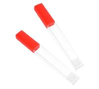 Balacoo 2pcs Thermometer Case Plastic Storage Box for Adults Dual Function Thermometer and Needle Holder Portable Tube for Body Temperature Protection and Easy Cleaning