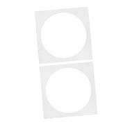Balacoo 2pcs White Picture Frame Mats with Precise Square Cutouts for Photos Prints Artwork Matte Core Openings Board Inserts for DIY Framing Home Office Gallery Display