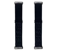 Balacoo 2pcs Wig Bands Elastic Adjustable Buckle Straps for Wigs Fixing without Glue or Tape Supple Black Polyester and Silicone Material Removable Elastic Band
