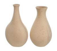 Balacoo 2pcs Wooden Vase Set for Flowers, Rustic Composite Wood Decorative Container for DIY Craft Projects and Table Decor, for Displaying Preserved Blooms and Dry Flowers in Farmhouse