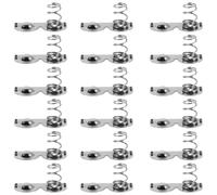 Balacoo 30pcs Battery Spring Replacement Plates for Aa and Aaa Batteries, Steel Material Easy Installation and Oxidation Resistance, for DIY Electronics Repair