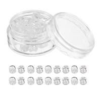 Balacoo 30pcs Soft Silicone Earring Backs for Ear Studs, Locking Earring Stoppers Flat Back Design, Preventing Falling and Providing Secure Support for Everyday Wear