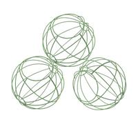 Balacoo 3pcs Globe Wire Bird Nesting Dispenser Basket for Sparrows and Garden Wildlife, Metal Frame Prevents Deformation, Compatible with Multiple Cage Designs, Outdoor Animal Shelter