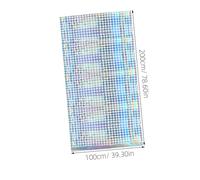 Balacoo 3pcs Metallic Foil Fringe Curtains Party Backdrop Pet Material Easy Install Disco Photo Booth Props for Birthday Bachelorette Theme Decorations