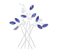 Balacoo 3pcs Rhinestone Wedding Hair Sticks Elegant Hair Forks for Women Stylish Hairpin Accessories for Updo Simple Chic Design for Parties and Daily Wear