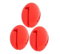 Balacoo 3pcs Silicone Thermometer Clip Flexible Temperature Probe Holder for Pots Secure Grill Probe Stand Kitchen Cooking and Bbq Accessory