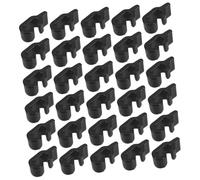 Balacoo 40pcs Wire Cage Clips Buckle Set for Pet Crates Closet Doors Shoe Cabinets Latches Locks for Organizing and Securing Storage Spaces