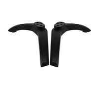 Balacoo 4pcs Black Tv Mounting Base Stand Legs with Screws, Universal Compatibility for Projectors and Monitors, Space Saving Design, Double Pedestal Structure, Plastic Material for Living