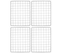 Balacoo 4pcs Dog Playpen Fence Pet Cage Sheets Iron Mesh Panels Easy Tool-free Setup Convenient Use for Puppies and Dogs