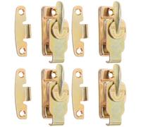 Balacoo 4pcs Heavy Duty Iron Table Locks for Extendable Tables and Sofas, Golden Leaf Latch Hardware Accessories Preventing Unwanted Movement, Versatile Application for Home Furniture