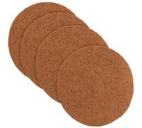 Balacoo 4pcs Natural Coconut Fiber Pigeon Nest Mats Breathable and Ventilated Bird Breeding Pads for Pet Nest Decoration and Rest