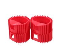 Balacoo 4pcs Oxygen and Acetylene Gauge Covers Shock Absorbing Regulator Protector Sleeves for Industrial Welding and Cutting Equipment