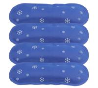 Balacoo 4pcs Portable Insulin Cooler Ice Packs for Diabetes Essentials and Insulin Pens with Travel-Friendly Design and Efficient Cooling Performance, Blue Nylon Medication Storage Bag