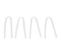 Balacoo 4pcs Preformed BTE Earmold Hearing Aid Tubes Hearing Machine Mold Tubes
