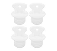 Balacoo 4pcs Rubber Hot Water Bag Stoppers Fit Leak-Resistant Hot Water Bottle Plugs Replacement Caps Seal for Bags