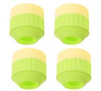 Balacoo 4pcs Silicone Door Handle Cover for Indoor Space and Bedrooms with Quick Installation and Universal Compatibility, Round Shape with Rounded Edge for Anti-Collision and Safety