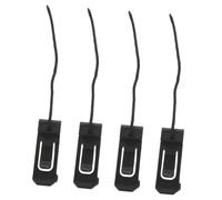 Balacoo 4pcs Snap Surfboard Fin Splitter Paddleboard Accessory for Inflatable Boards Durable Water Rudder Clips for Enhanced Stability and Direction Black