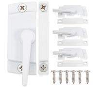 Balacoo 4pcs Zinc Alloy Window Locks for Sliding Window and Door, Flexible Yet Sturdy Sash Locks with Privacy Protection, Smooth Surface and Beautiful Appearance, for Daily Life Security