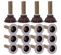 Balacoo 50 Sets Multifunctional Moxa Sticks for Moxibustion with Plastic Bases, Natural Moxa Pillars to Boost Immunity, for Acupoint Therapy and Beauty Salon Use